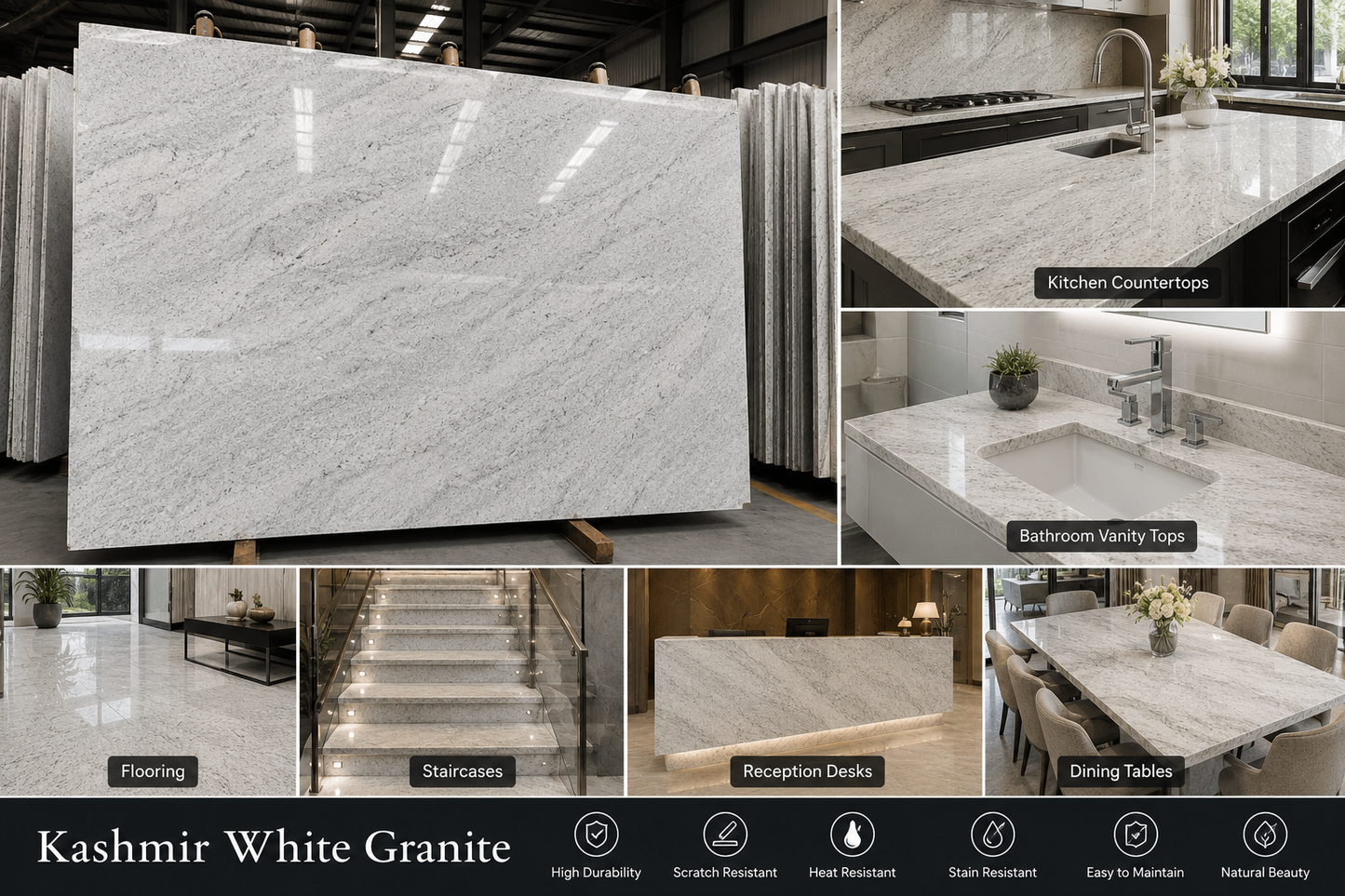 Kashmir White Granite