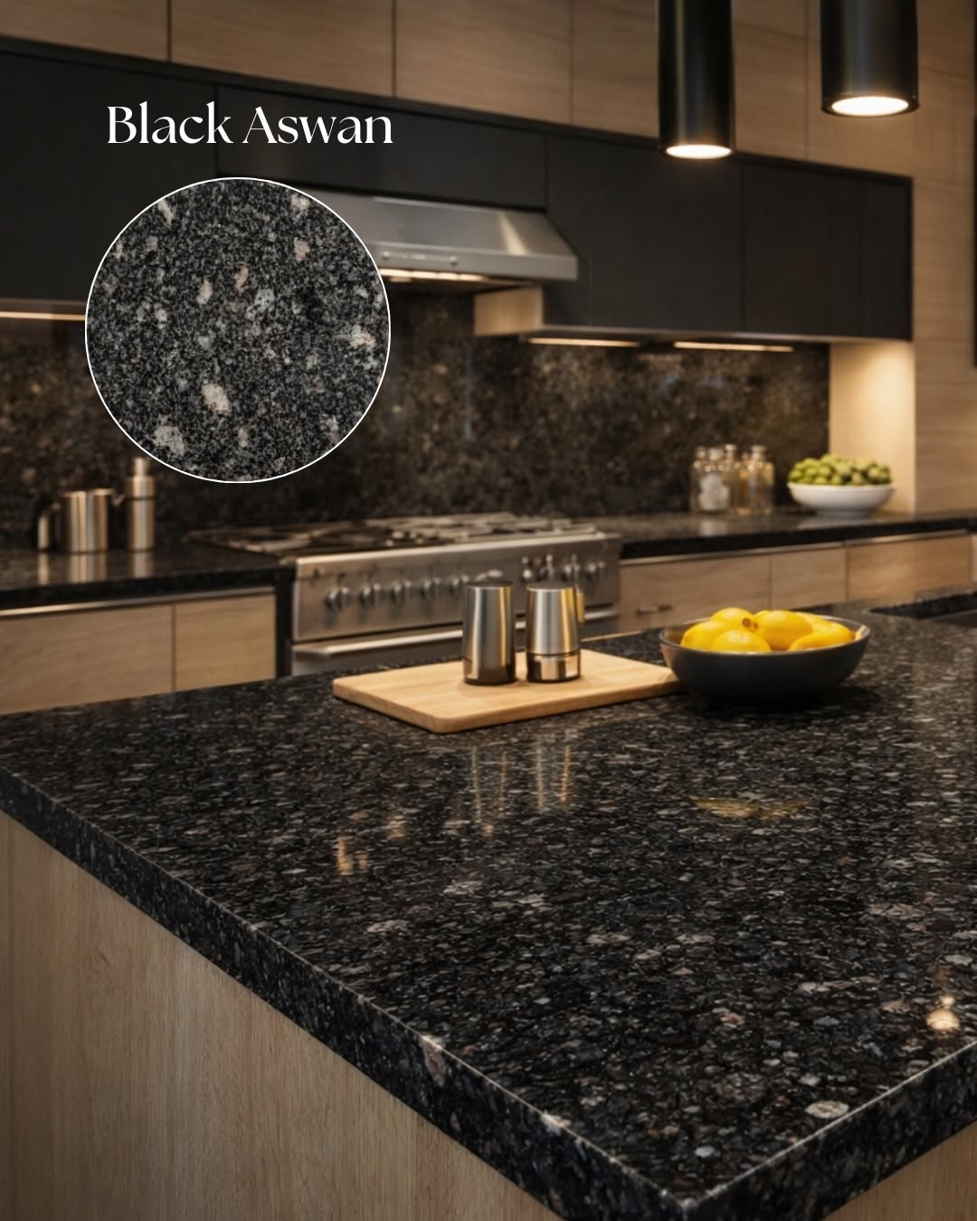 Black Aswan Granite