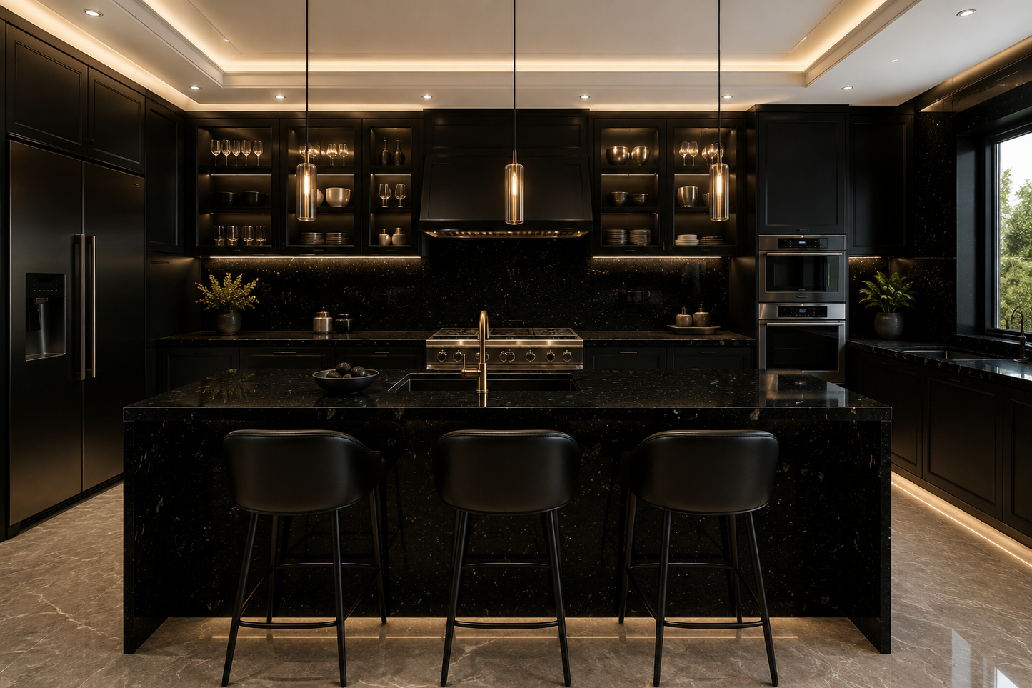 Black Aswan Granite